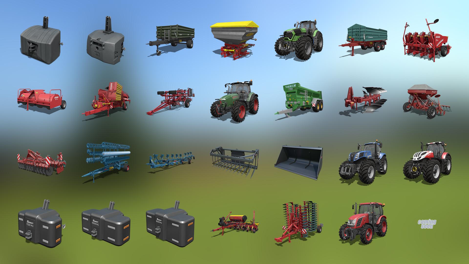 Фарминг симулятор сборки. Farming Simulator 17. Вся техника в Farming Simulator 2019. Симулятор ферма fs20. Farming Simulator 17 техника.