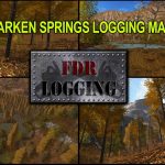 fdr logging larken springs logging map 1
