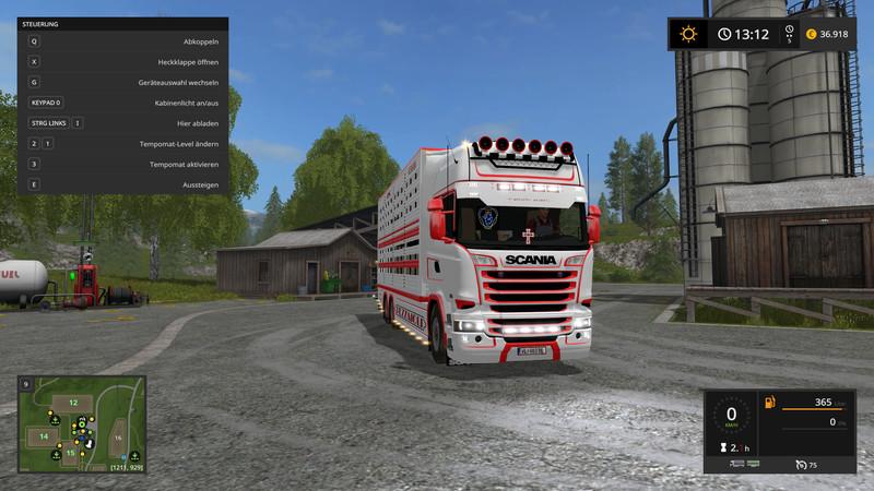 Scania R Cattle Truck V Gamersmods Com