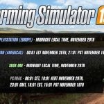 official release times for fs19 1