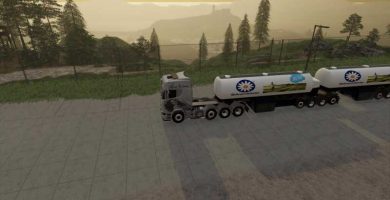 milk trailer semi roadtrain 1 1 0 0 2 1