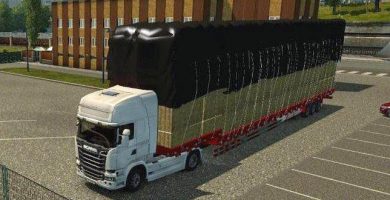 big heavy hay trailer 1 38 1