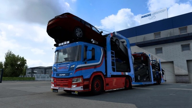 Капот scania p