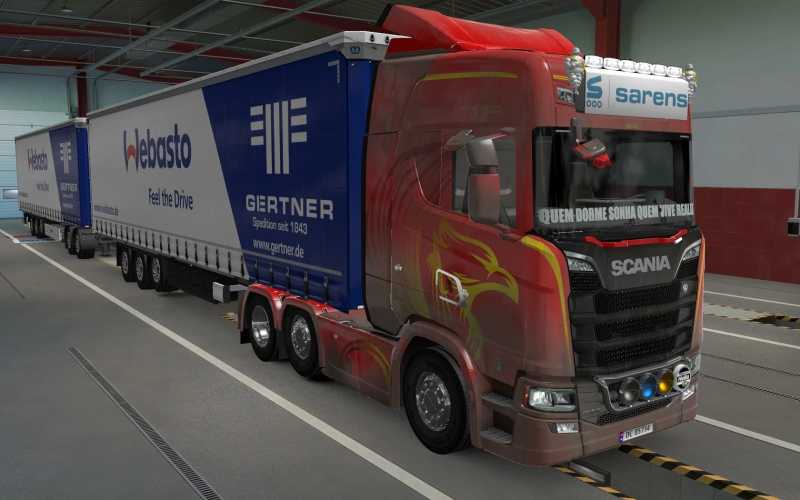 BIG LIGHTBOX SCANIA R AND S 2016 SARENS BY RODONITCHO MODS 1.40 ...