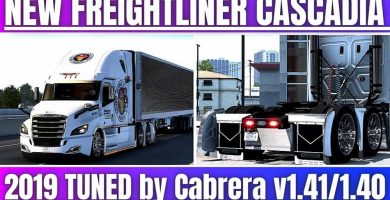 Freightliner Cascadia 2019 by Cabrera Edited 1 5CS76