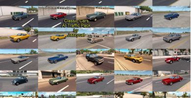 classic cars ai traffic pack by jazzycat v5.9 ats 1