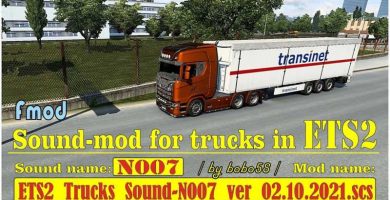 cover ets2 trucks sound n007 ver
