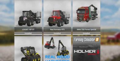 cover realistic forest equipment