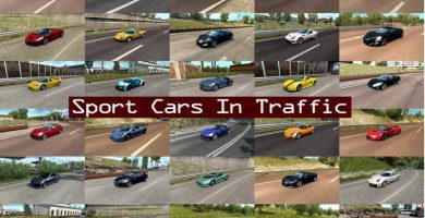 cover sport cars traffic pack by 1