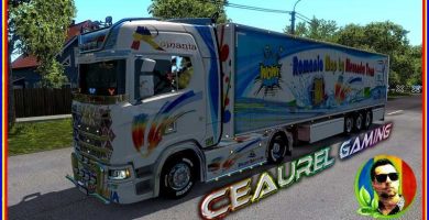cover skin romanian map by ceaur