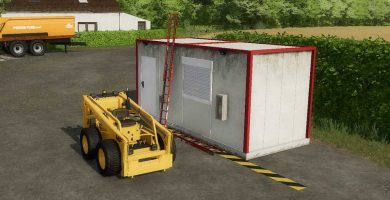 Container With Vehicle Workshop